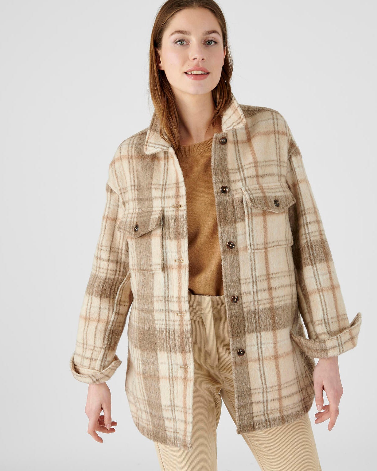 Surchemise à carreaux on sale bershka
