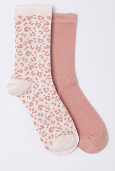 Lot de 2 paire de chaussettes avec cachemire