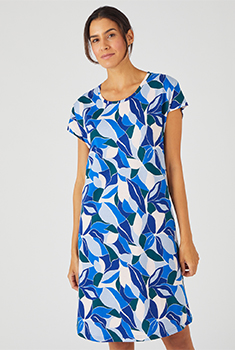 Chemise de nuit pur coton peigné