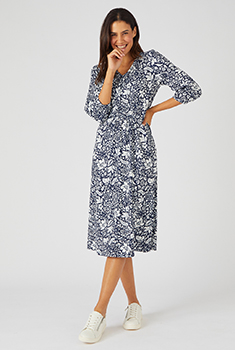 Robe maille chaude