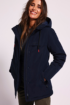 Parka à capuche déperlante Thermolactyl femme