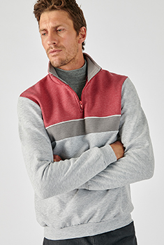 Sweat molleton intérieur gratté