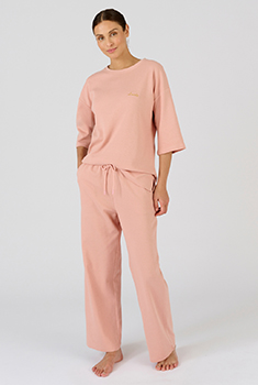 Pyjama en maille gaufrée