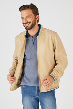 Blouson coupe-vent traitement déperlant