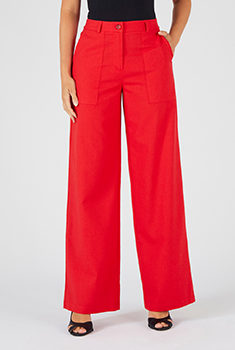 Pantalon mélange lin et coton