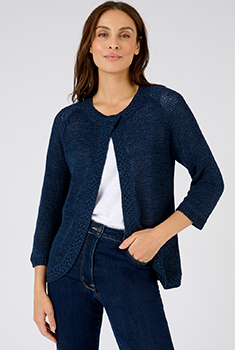 Gilet-boléro maille ruban