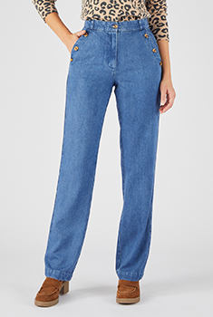 Pantalon mélange fibres Lyocell Tencel™