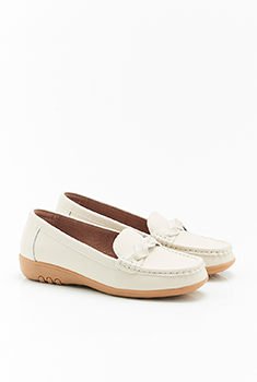 Mocassins Amortyl dessus cuir grainé