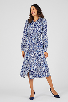 Robe boutonnée maille chaude