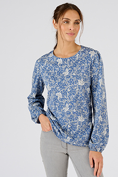 T-shirt pur coton imprimé cachemire
