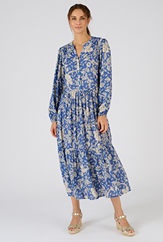 Robe à étages fibres pure viscose Lenzing™ EcoVero™