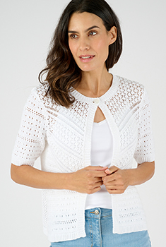 Gilet-boléro jeu de maille