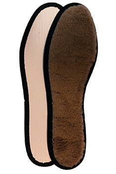 2 paires de semelle laine mouton