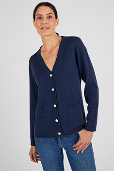 Gilet mélange laine mérinos