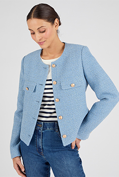 Veste en tweed