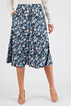 Jupe maille chaude stretch