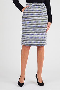 Jupe maille milano jacquard