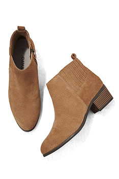 Boots croûte de cuir vachette déperlante