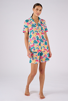 Pyjashort en maille jersey pur coton