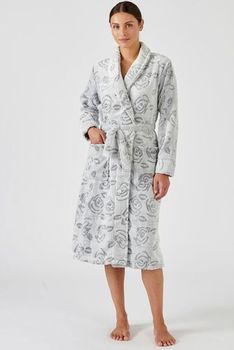 Robe de chambre maille moelleuse fantaisie
