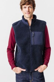 Veste réversible sans manches