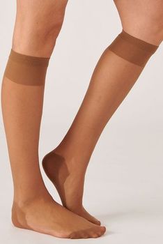 Lot de 4 paires de mi-bas mousse 20D