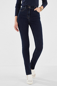Jean slim taille haute Perfect Fit by Damart