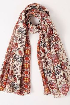 Foulard imprimé ethnique