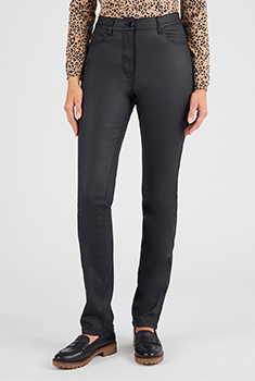 Pantalon 5 poches enduit