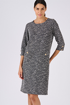 Robe en tweed