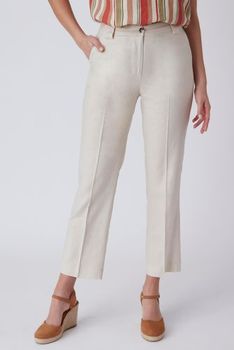 Pantalon 7/8ème *mélange lin