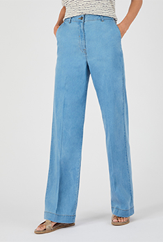 Pantalon denim large Climatyl
