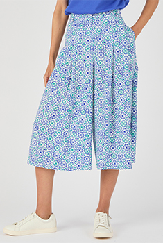 Jupe-culotte imprimé tropical Climatyl