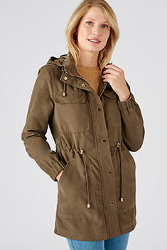 Veste esprit army taille resserrable