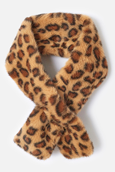 Echarpe fausse fourrure motif animalier