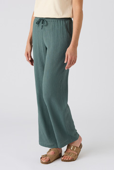 Pantalon crépon enfilable