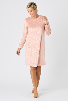 Chemise de nuit Thermolactyl en velours embossé