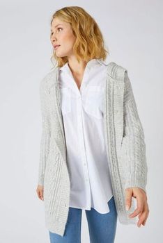 Gilet à capuche maille torsadée Thermolactyl
