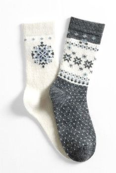 Lot de 2 paires de chaussettes maille laineuse Thermolactyl