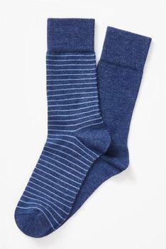 Lot de 2 paires de chaussettes mélange soie et Thermolactyl