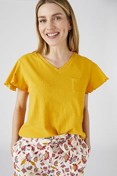 T-shirt mélange coton-lin Climatyl®