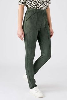 Pantalon suédine stretch enfilable