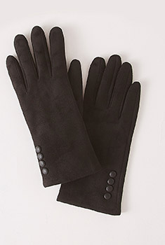 Gants tactiles velours