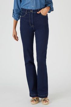 Jean flare taille haute coton stretch Perfect Fit by Damart®