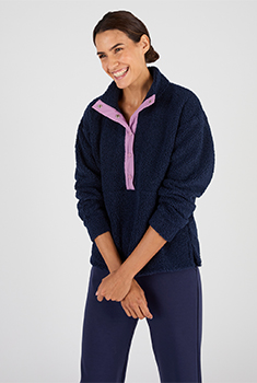 Sweat-shirt Thermolactyl maille moutonnée polaire