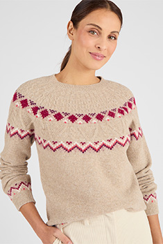 Pull jacquard Thermolactyl.