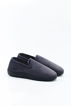 Chaussons homme en velours