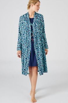 Robe de chambre Mix&match maille jersey pur coton peigné