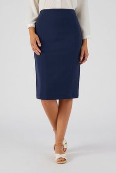 Jupe droite stretch