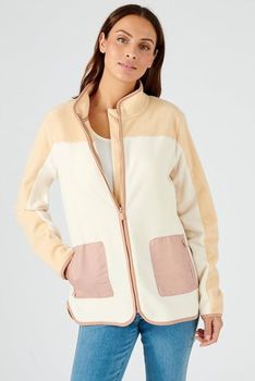 Gilet polaire tricolore